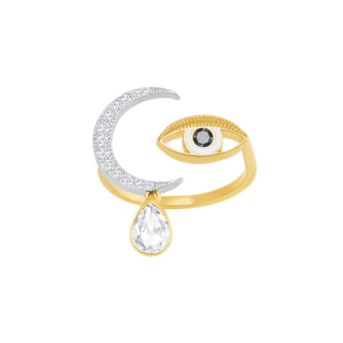 Anel Gipsy, Branco, Acabamento em Mix de Metais