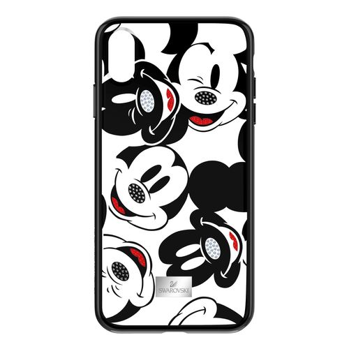 Capa para Smartphone Mickey Face com Bordas Elevadas, iPhone® XS Max, Preto