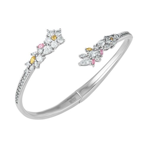 Pulseira Botanical, Multicolor, Revestido a Ródio