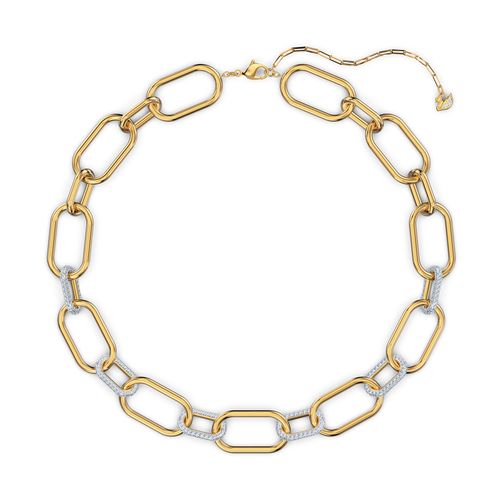 Colar Time, Branco, Acabamento em metal misto