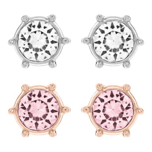 Conjunto Brincos Botanic, Acabamento em Mix de Metais