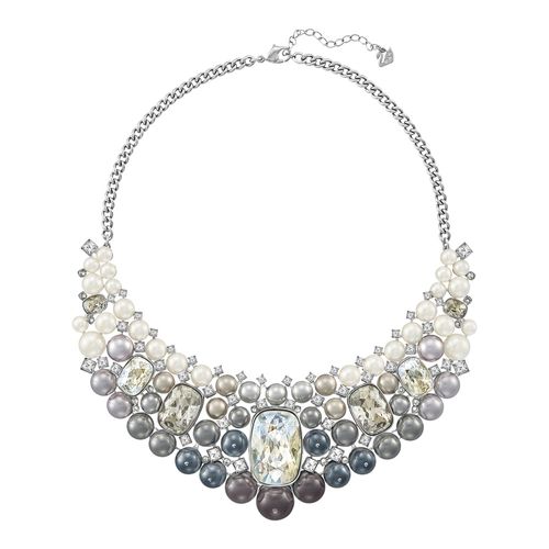 Colar East Grande, Multicolor, Revestido a Ródio