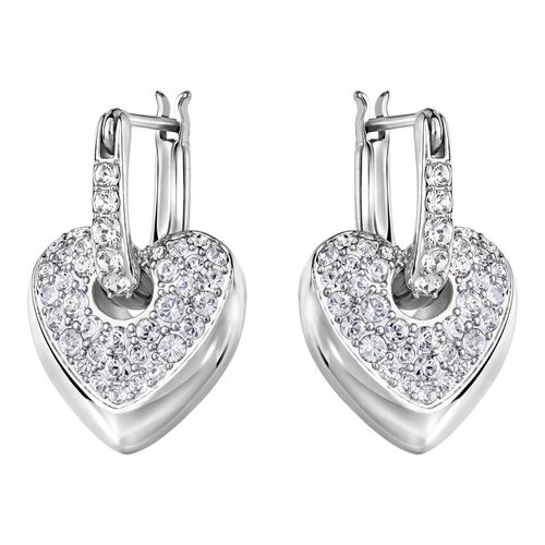 Brincos Even, Branco, Revestidos a Ródio