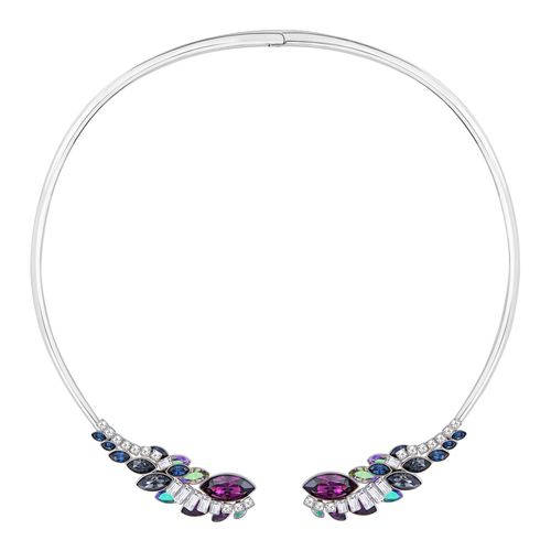 Colar Cosmic Torque, Multicolor, Revestido em Paládio