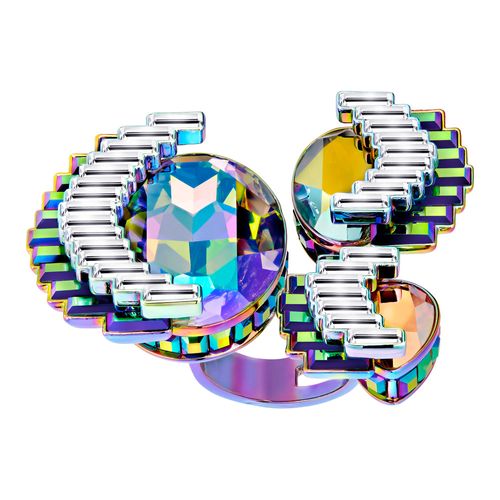 Anel Fluorescent, Multicolor