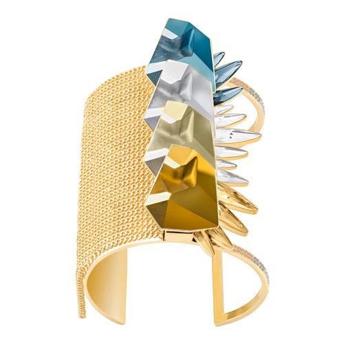 Pulseira Guilty Cuff, Multicolor, Revestida em Tom de Ouro