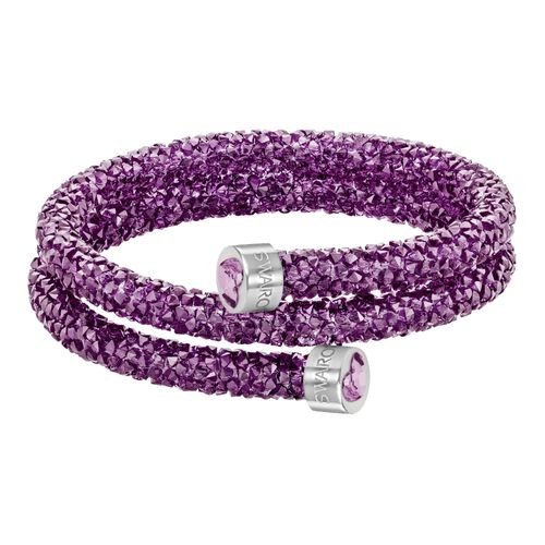 Pulseira Crystaldust Double, Roxa