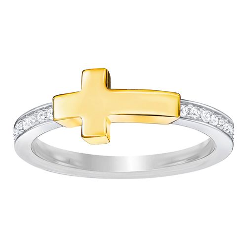 Anel Harvey, Branco, Acabamento em Mix de Metais