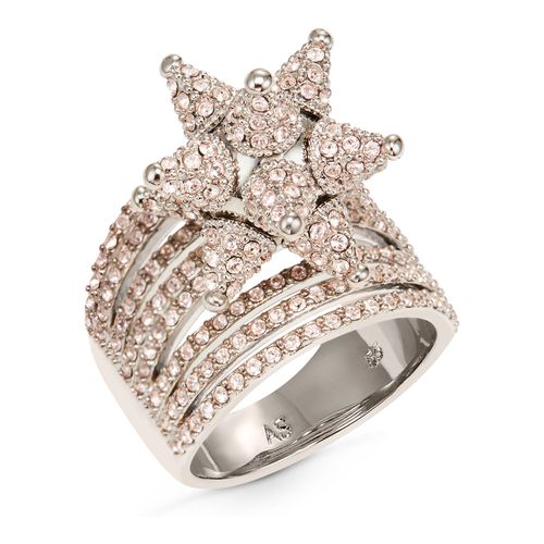 Atelier Swarovski Core Collection, Kalix Anel Wide, Branco, Revestido em Paládio