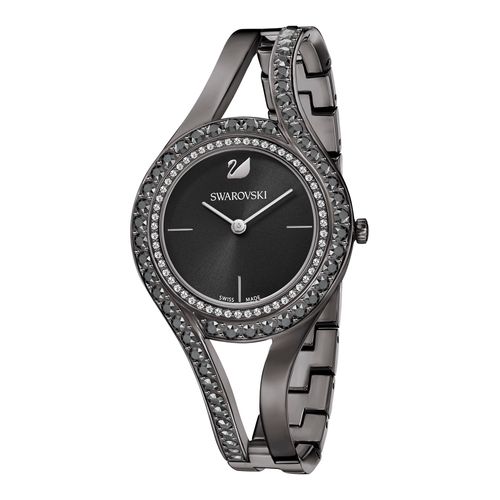 Relógio Eternal, pulseira de metal, Preto, Revestido em Tom de Preto