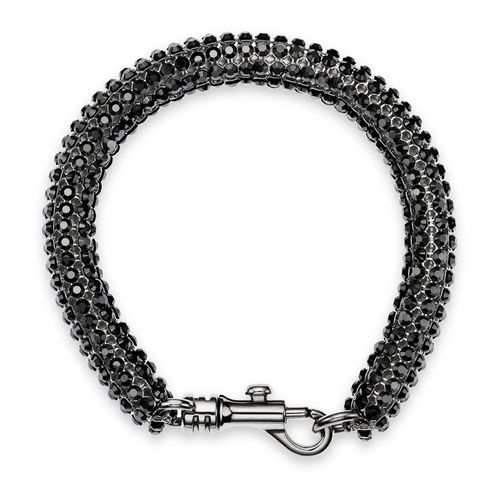 Pulseira Skinny Single, Revestido em Paládio