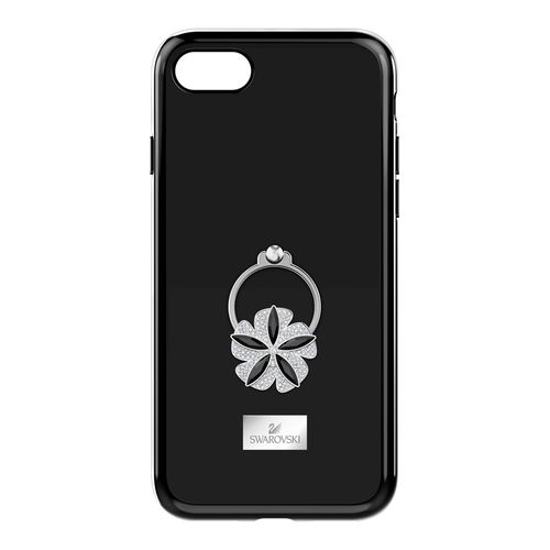 Capa para Smartphone Mazy Ring com Proteção Antichoque, Iphone 8, Preto
