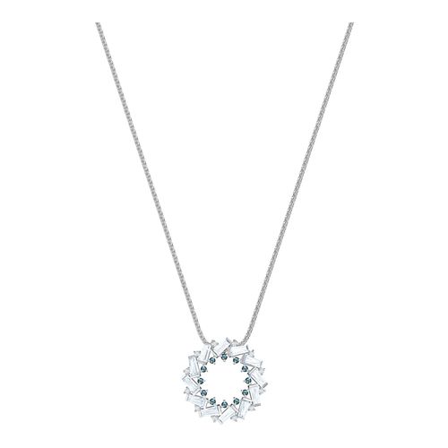 Colar Naeli, Branco, Revestido a Ródio