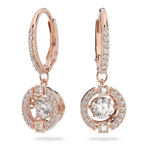 Brincos Sparkling Dance, Banho de Ouro Rosa