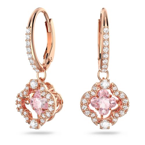 Colar Sparkling Dance, Banho de Ouro Rosa