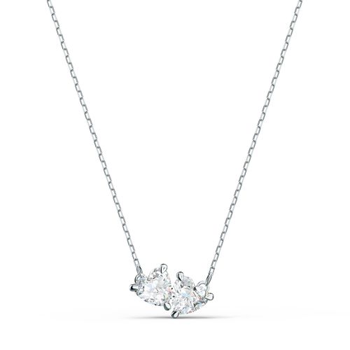 Colar Attract Soul, Branco, Revestido a Ródio