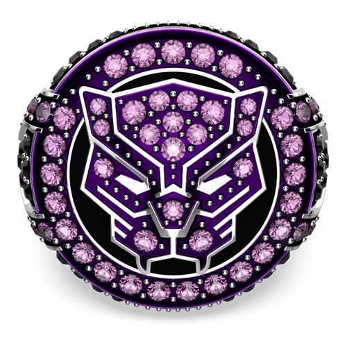 Anel Black Panther © MARVEL, Pantera negra, Roxo, Lacado a ródio
