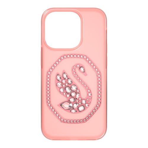Capa para smartphone, Cisne, iPhone® 14 Pro, Rosa pálido
