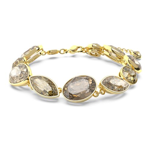 Pulseira Elegance of Africa, Combinação de lapidações, Castanho, Banhado a dourado