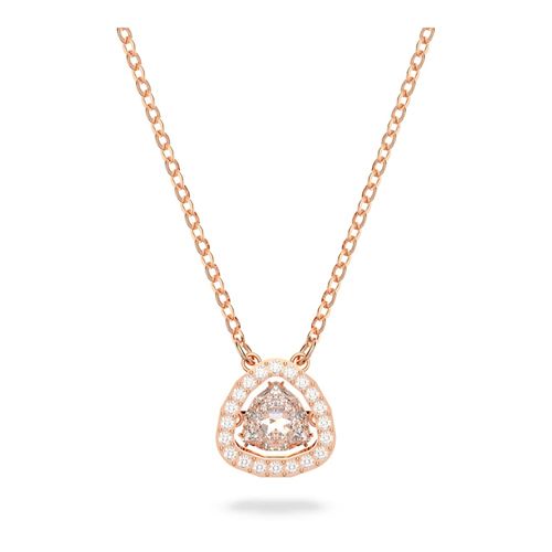 Pendente Millenia, Branco, Banhado a rosa dourado