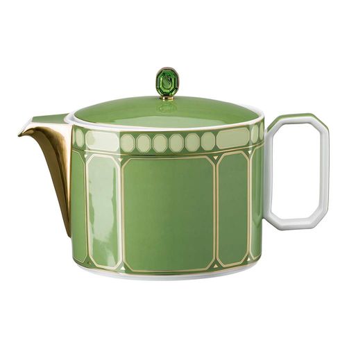 Bule de chá Signum, Porcelana, Grande, Verde