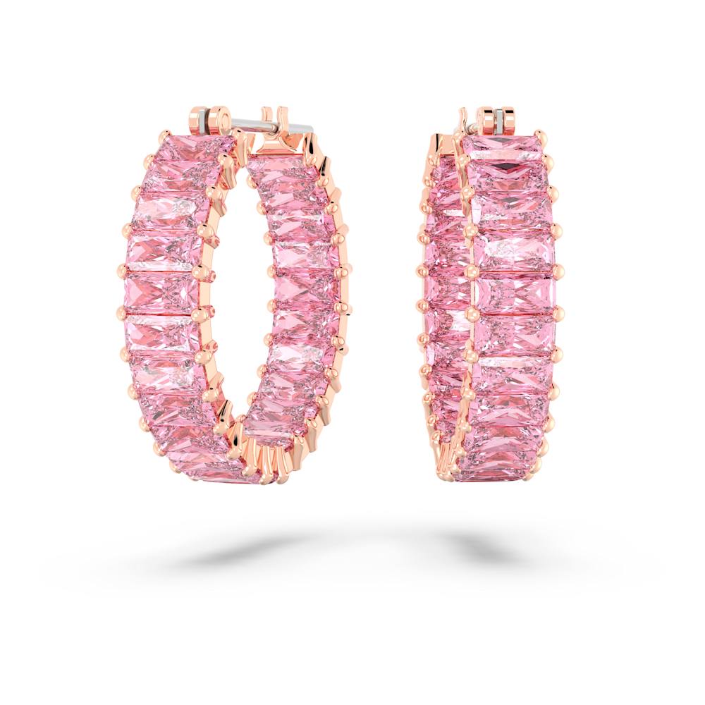 Brincos argola Matrix - Swarovski