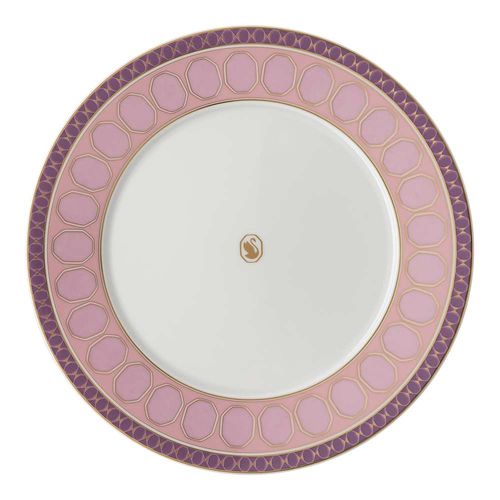 Prato raso Signum, Porcelana, Rosa