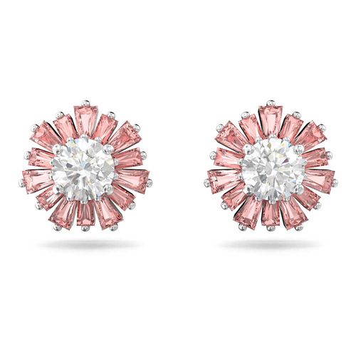 Brincos stud Sunshine, Rosa, Banhado a ródio