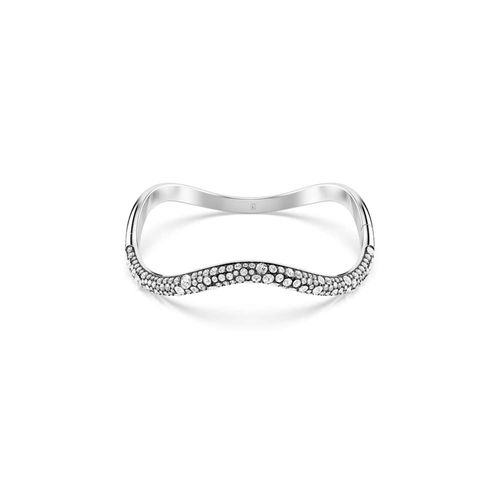 Bracelete Sublima, Lapidação redonda, Branca, Revestido em ródio