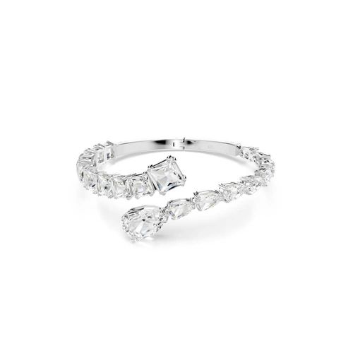 Bracelete Matrix, Combinação de lapidações, Branca, Revestido em ródio