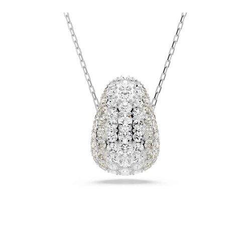 Pingente Sublima, Lapidação redonda, Branco, Revestido em ródio