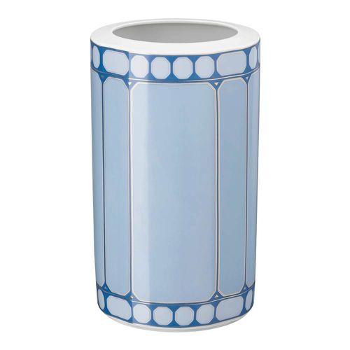 Vaso Signum, Porcelana, Azul