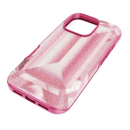 Capa para smartphone High, Motivo de impressão de cristais, iPhone® 16 Pro, Rosa