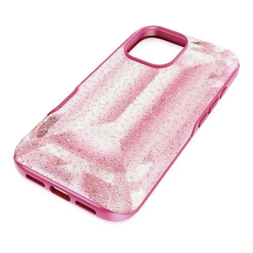 Capa para smartphone High, Motivo de impressão de cristais, iPhone® 16, Rosa