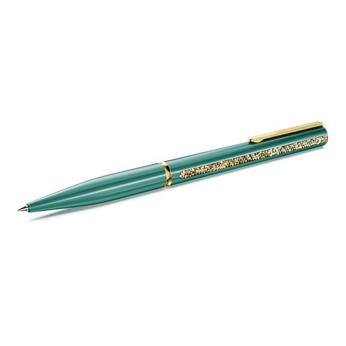 Esferográfica Crystal Shimmer Glide, Verde, Revestido em verde, revestimento em tom dourado