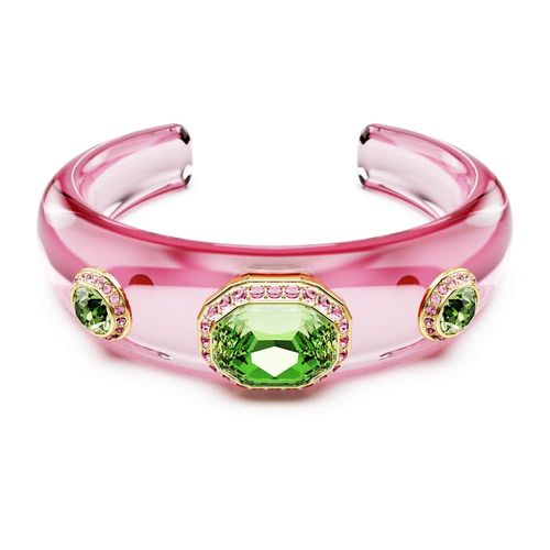 Bracelete Dulcis, Combinação de lapidações, Multicor, Revestido em dourado