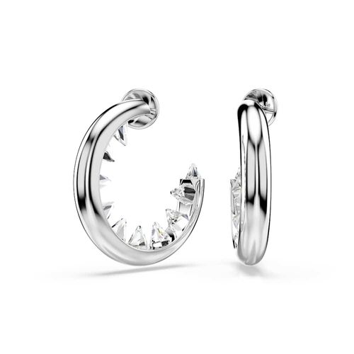 Brincos argola Sublima, Brancos, Revestido em ródio