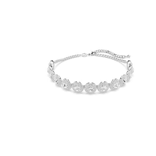 Gargantilha Una Angelic, Branca, Revestido em ródio