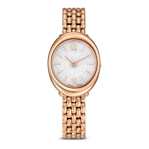 Relógio Imber, Fabricação suíça, Pulseira de metal, Dourado, Acabamento em rosa dourado