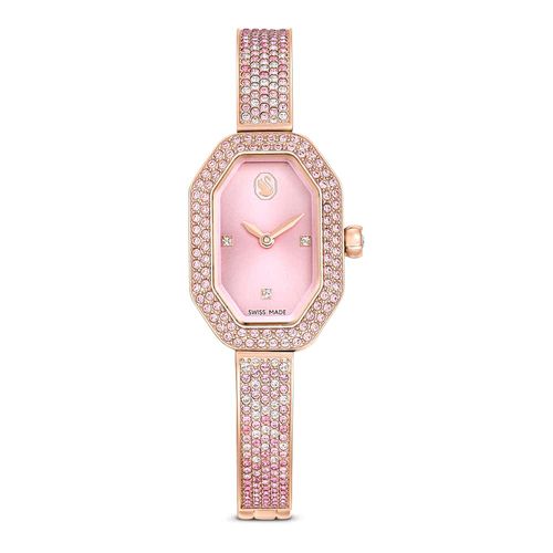 Relógio com bracelete Dextera, Fabricação suíça, Rosa, Revestido em rosa dourado