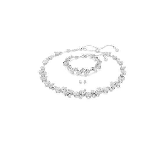 Conjunto Constella, Combinação de lapidações, Branco, Revestido em ródio