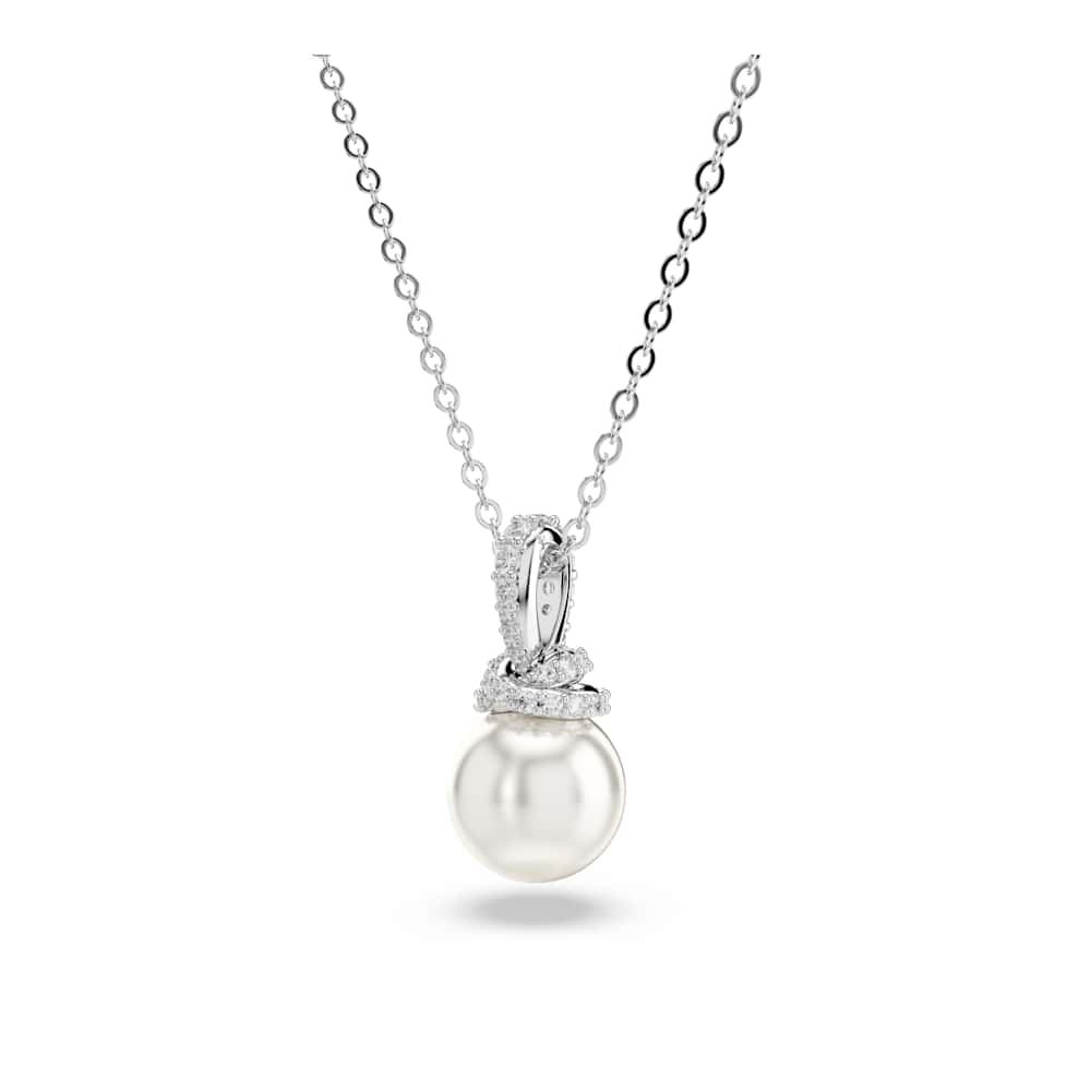 Conjunto Originally, Pavé, Crystal Pearl, Branco, Revestido em