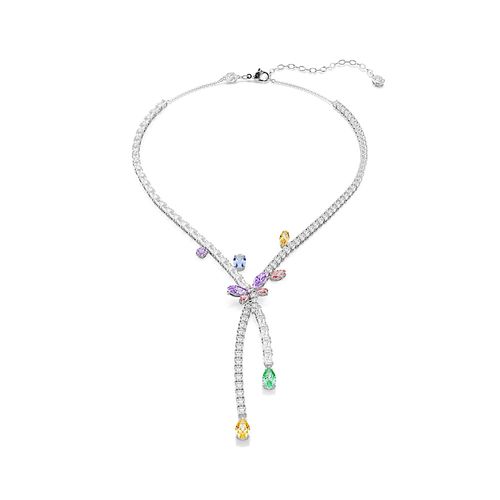 Colar Ariana Grande x Swarovski, Combinação de lapidações, Libelula, Multicor, Acabado em ródio