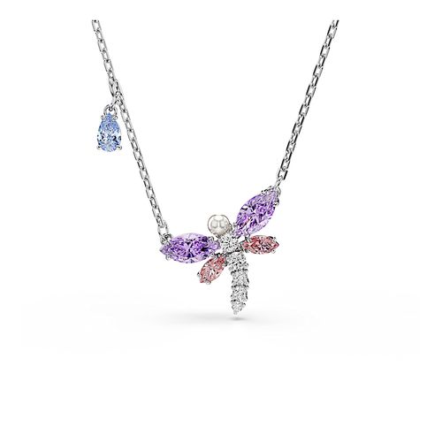 Pingente Ariana Grande x Swarovski, Combinação de lapidações, Libelula, Multicor, Acabado em ródio