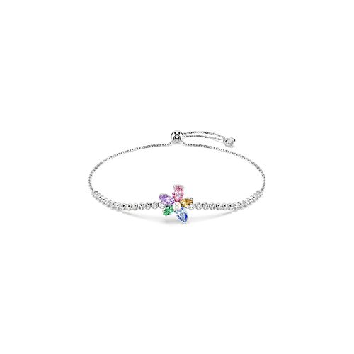 Pulseira Ariana Grande x Swarovski, Combinação de lapidações, Flor, Multicor, Acabado em ródio